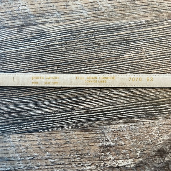 Pierre Cardin Genuine Full Grain Cowhide Belt - Picture 2 of 3